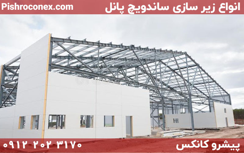 آشنایی با انواع زیر سازی و شاسی کشی ساندویچ پانل